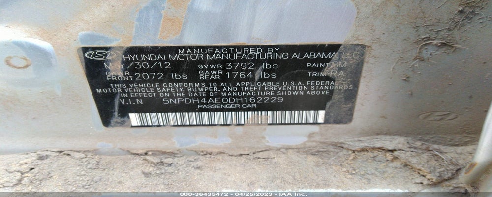 5NPDH4AE0DH162229 2013 HYUNDAI ELANTRA photo no. 9