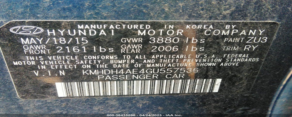 KMHDH4AE4GU557536 2016 HYUNDAI ELANTRA photo no. 9