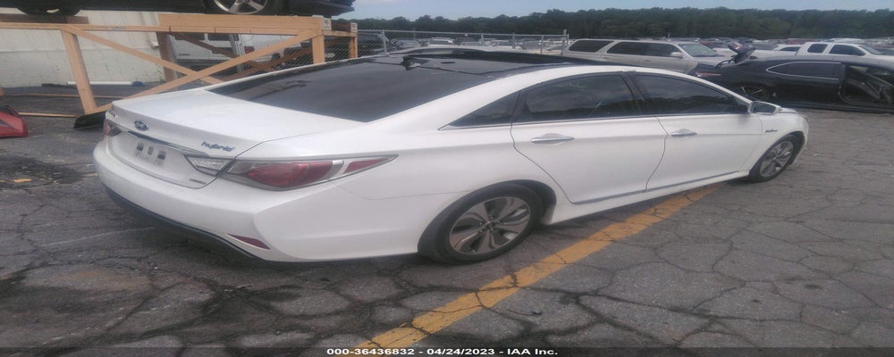 KMHEC4A48FA122609 2015 HYUNDAI SONATA HYBRID photo no. 4