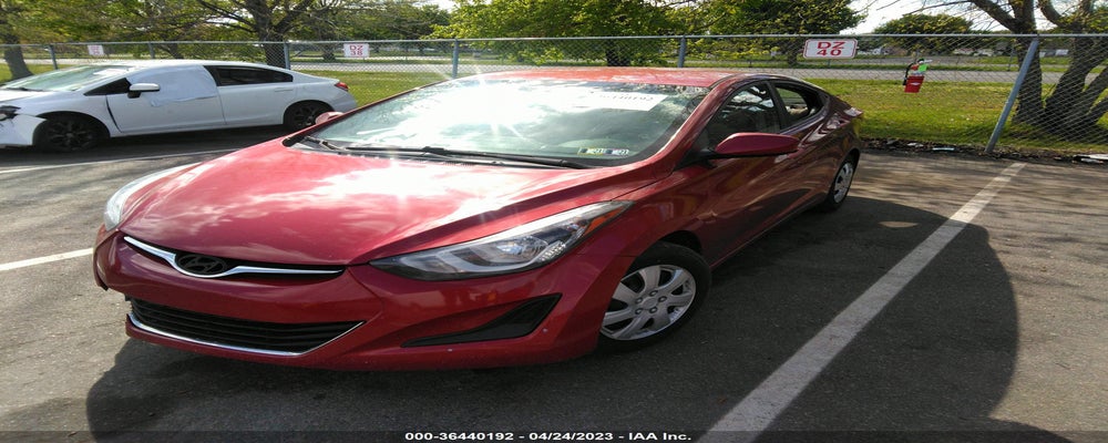 5NPDH4AE2GH760763 2016 HYUNDAI ELANTRA photo no. 2