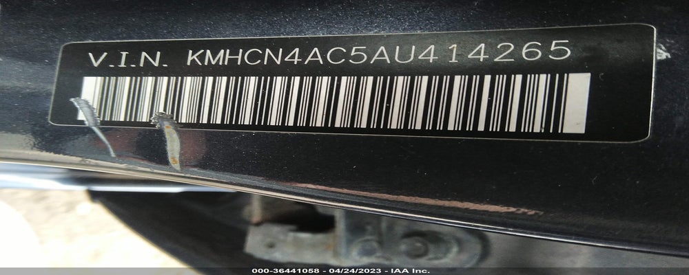 KMHCN4AC5AU414265 2010 HYUNDAI ACCENT photo no. 9