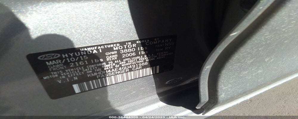 KMHDH4AE4GU491988 2016 HYUNDAI ELANTRA photo no. 9