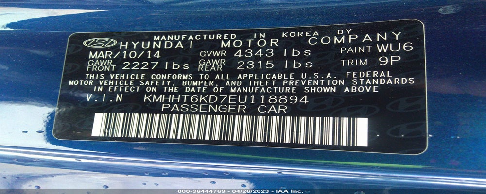 KMHHT6KD7EU118894 2014 HYUNDAI GENESIS COUPE photo no. 9
