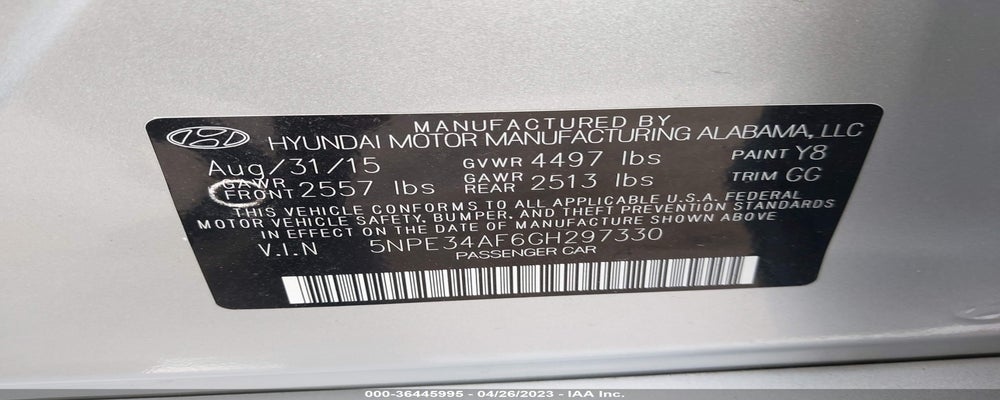5NPE34AF6GH297330 2016 HYUNDAI SONATA photo no. 9