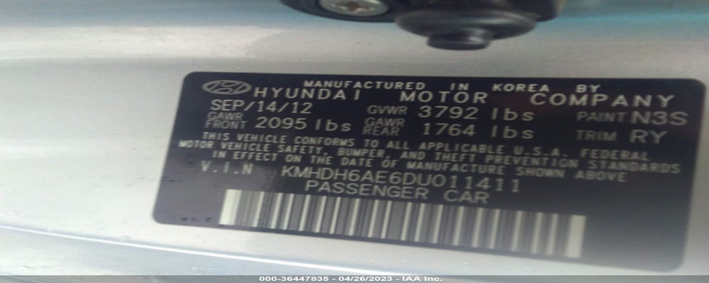 KMHDH6AE6DU011411 2013 HYUNDAI ELANTRA COUPE photo no. 9