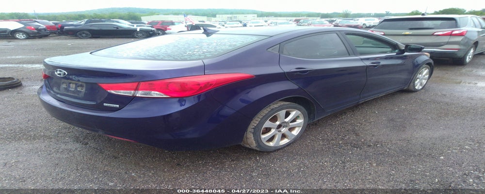 5NPDH4AE0CH140455 2012 HYUNDAI ELANTRA photo no. 4