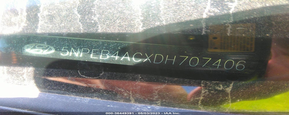 5NPEB4ACXDH707406 2013 HYUNDAI SONATA photo no. 9