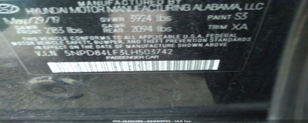 5NPD84LF3LH503742 2020 HYUNDAI ELANTRA photo no. 9