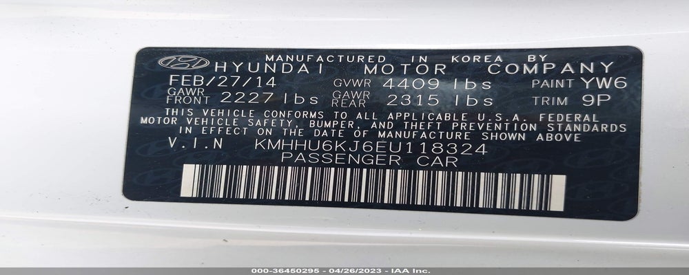 KMHHU6KJ6EU118324 2014 HYUNDAI GENESIS COUPE photo no. 9