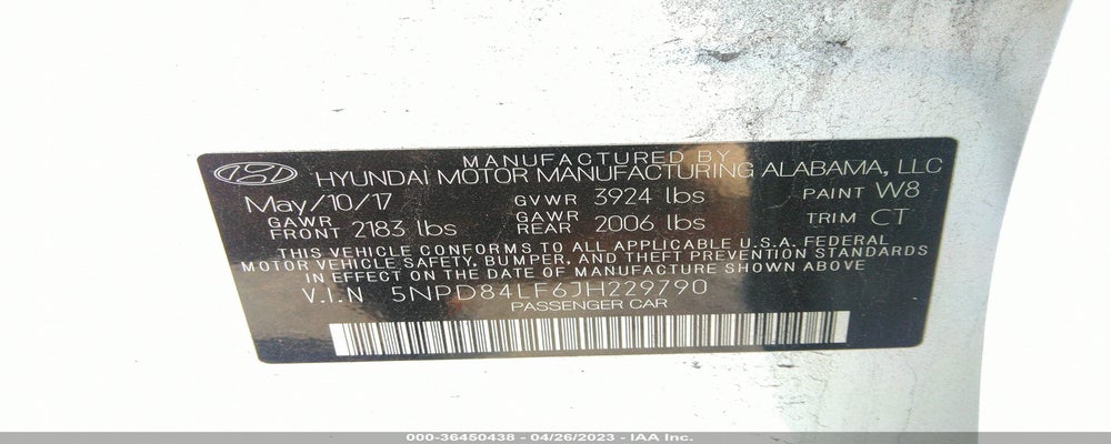 5NPD84LF6JH229790 2018 HYUNDAI ELANTRA photo no. 9