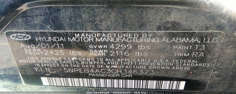 5NPEB4AC3CH346373 2012 HYUNDAI SONATA photo no. 9