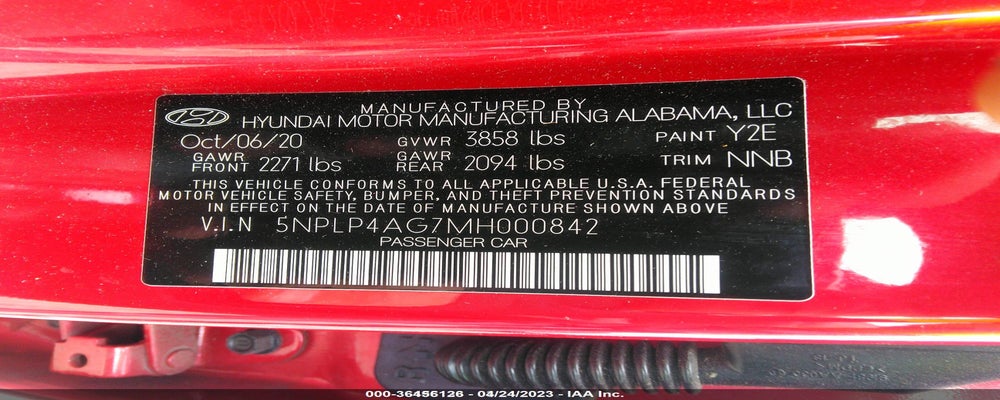 5NPLP4AG7MH000842 2021 HYUNDAI ELANTRA photo no. 9