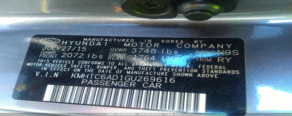 KMHTC6AD1GU269616 2016 HYUNDAI VELOSTER photo no. 9