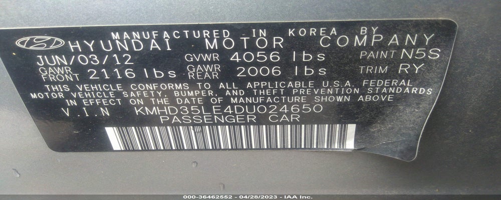 KMHD35LE4DU024650 2013 HYUNDAI ELANTRA GT photo no. 9