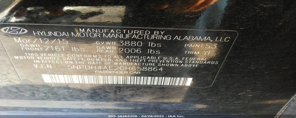 5NPDH4AE2GH658864 2016 HYUNDAI ELANTRA photo no. 9