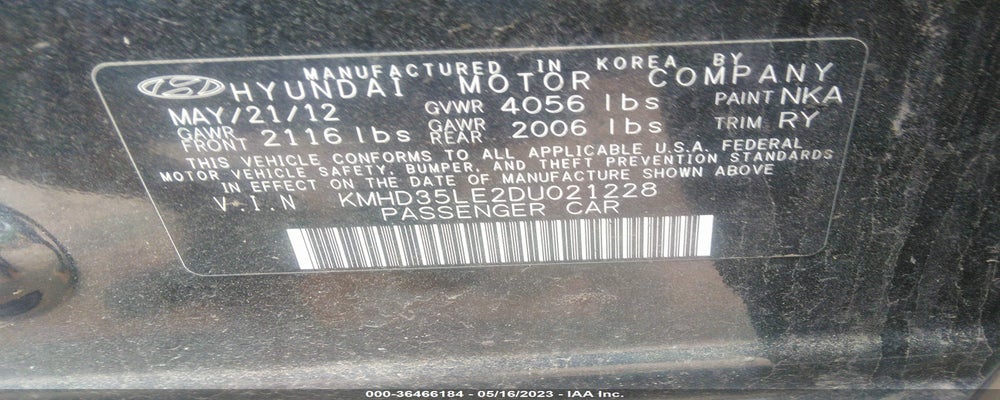 KMHD35LE2DU021228 2013 HYUNDAI ELANTRA GT photo no. 9
