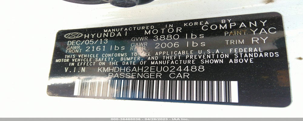 KMHDH6AH2EU024488 2014 HYUNDAI ELANTRA COUPE photo no. 9