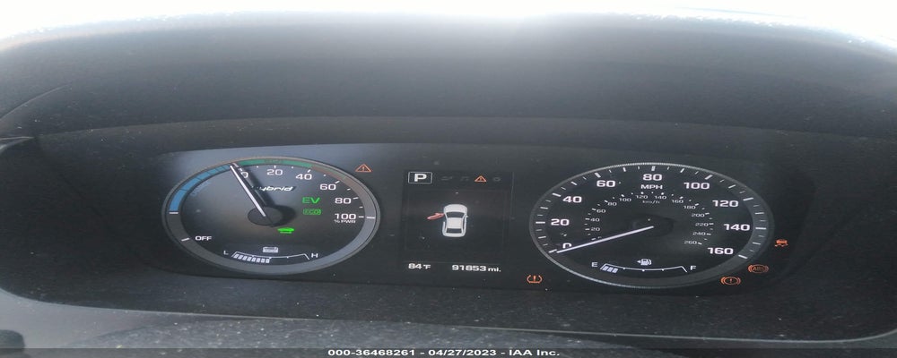 KMHE24L19GA030335 2016 HYUNDAI SONATA HYBRID photo no. 7