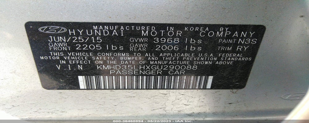 KMHD35LHXGU290088 2016 HYUNDAI ELANTRA GT photo no. 9
