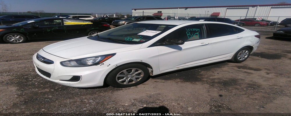 KMHCT4AE2EU629728 2014 HYUNDAI ACCENT photo no. 2