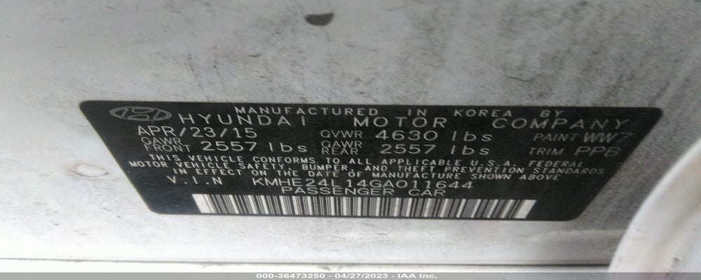 KMHE24L14GA011644 2016 HYUNDAI SONATA HYBRID photo no. 9