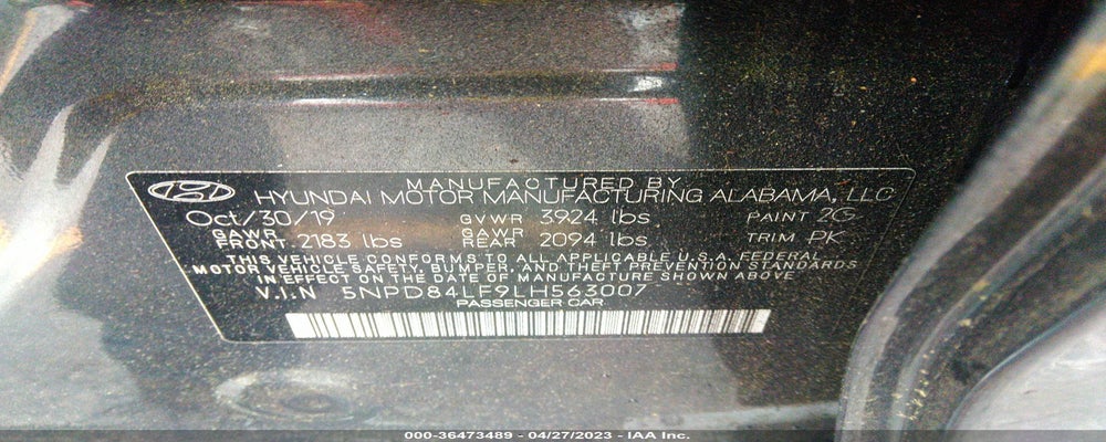 5NPD84LF9LH563007 2020 HYUNDAI ELANTRA photo no. 9