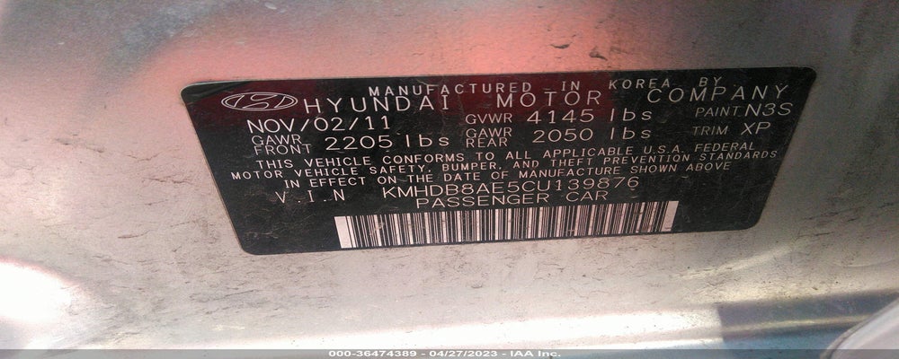 KMHDB8AE5CU139876 2012 HYUNDAI ELANTRA TOURING photo no. 9