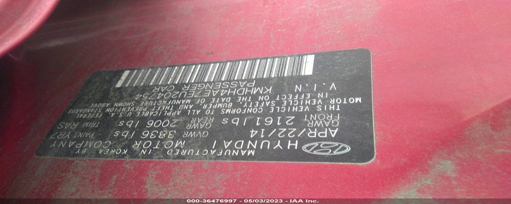 KMHDH4AE7EU204754 2014 HYUNDAI ELANTRA photo no. 9