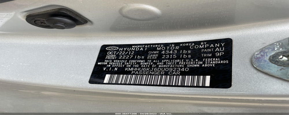 KMHHU6KJ6DU092340 2013 HYUNDAI GENESIS COUPE photo no. 9