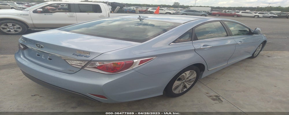KMHEC4A42FA120502 2015 HYUNDAI SONATA HYBRID photo no. 4