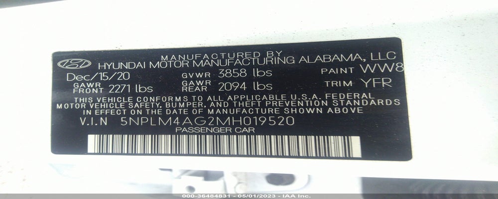5NPLM4AG2MH019520 2021 HYUNDAI ELANTRA photo no. 9