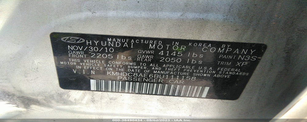 KMHDC8AE6BU111158 2011 HYUNDAI ELANTRA TOURING photo no. 9