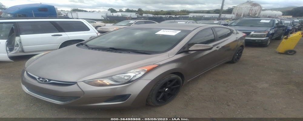 5NPDH4AE2CH127643 2012 HYUNDAI ELANTRA photo no. 2
