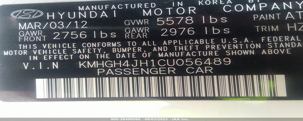 KMHGH4JH1CU056489 2012 HYUNDAI EQUUS photo no. 9