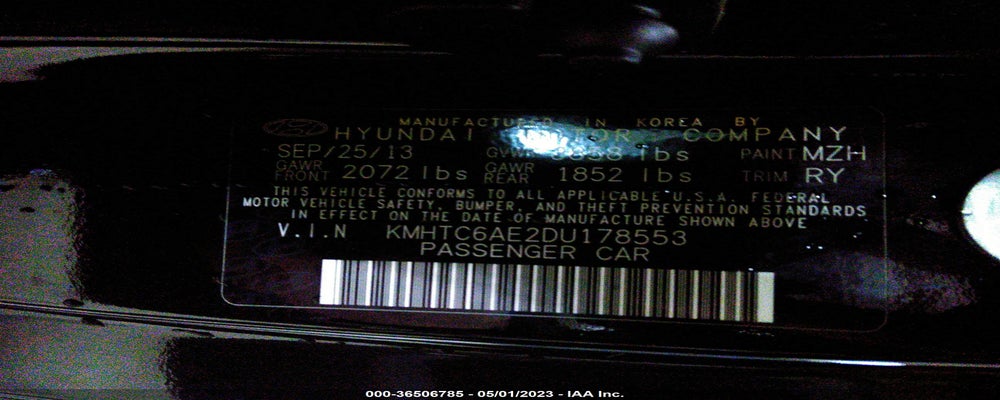 KMHTC6AE2DU178553 2013 HYUNDAI VELOSTER photo no. 9