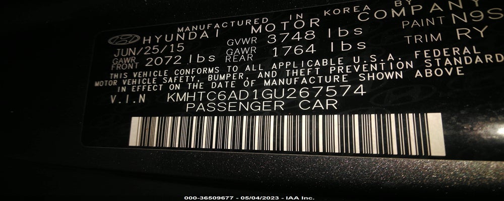 KMHTC6AD1GU267574 2016 HYUNDAI VELOSTER photo no. 9