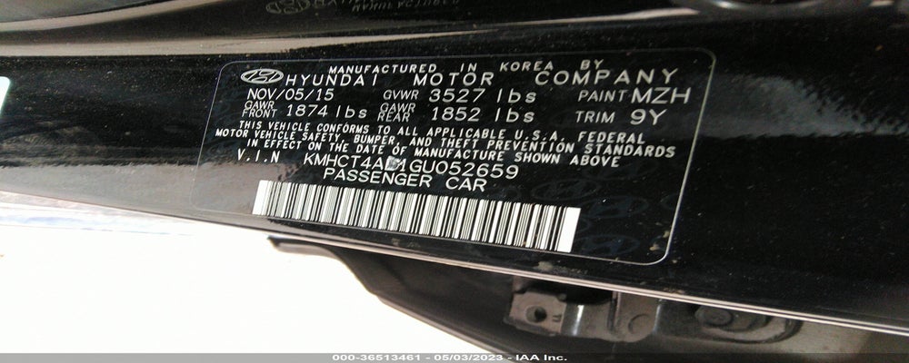 KMHCT4AE1GU052659 2016 HYUNDAI ACCENT photo no. 9