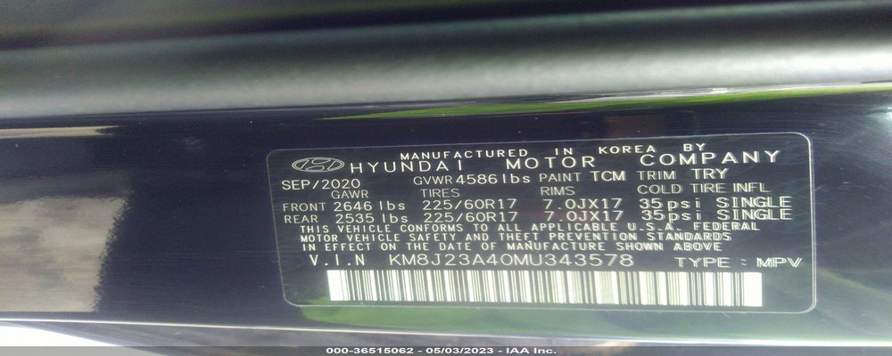 KM8J23A40MU343578 2021 HYUNDAI TUCSON photo no. 9
