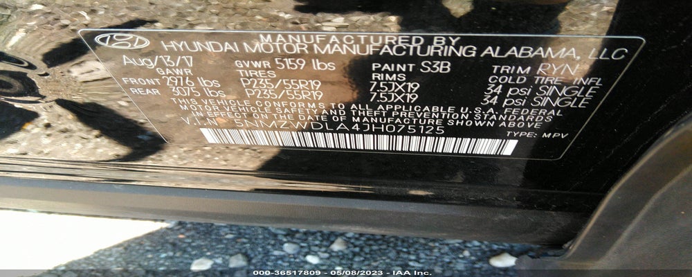 5NMZWDLA4JH075125 2018 HYUNDAI SANTA FE SPORT photo no. 9