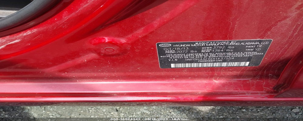 5NPDH4AE6DH437554 2013 HYUNDAI ELANTRA photo no. 9
