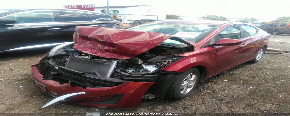 5NPDH4AE8EH541626 2014 HYUNDAI ELANTRA photo no. 2