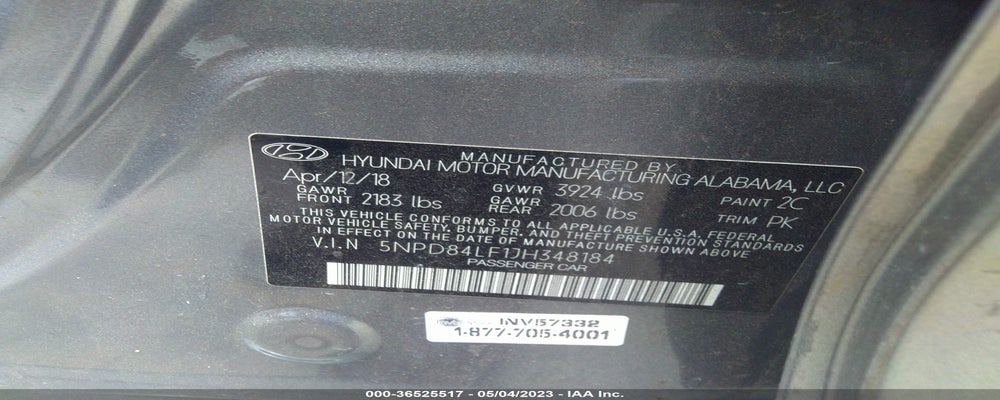 5NPD84LF1JH348184 2018 HYUNDAI ELANTRA photo no. 9