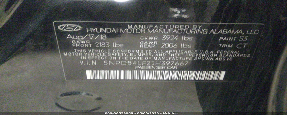 5NPD84LF2JH397667 2018 HYUNDAI ELANTRA photo no. 9