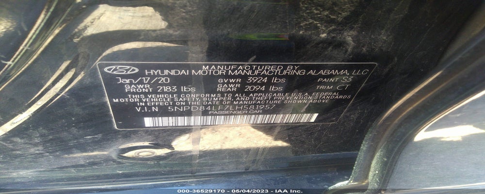 5NPD84LF7LH581957 2020 HYUNDAI ELANTRA photo no. 9