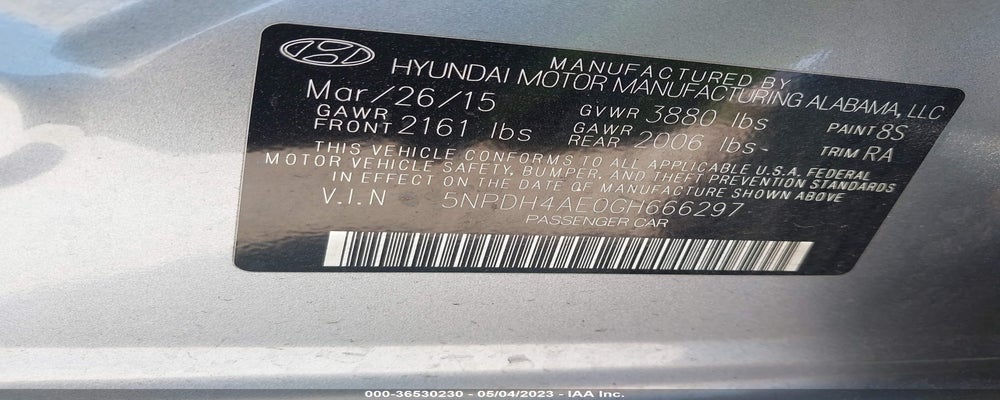 5NPDH4AE0GH666297 2016 HYUNDAI ELANTRA photo no. 9