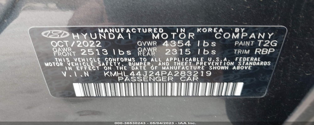 KMHL44J24PA283219 2023 HYUNDAI SONATA photo no. 9