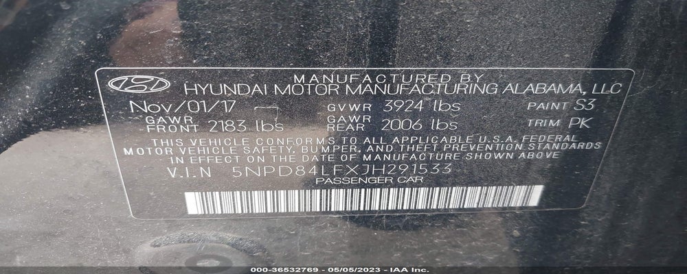 5NPD84LFXJH291533 2018 HYUNDAI ELANTRA photo no. 9