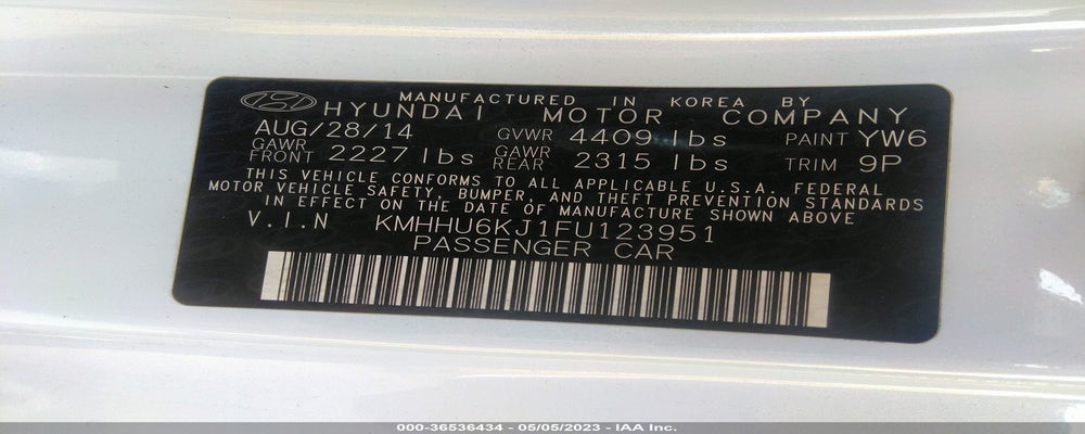 KMHHU6KJ1FU123951 2015 HYUNDAI GENESIS COUPE photo no. 9