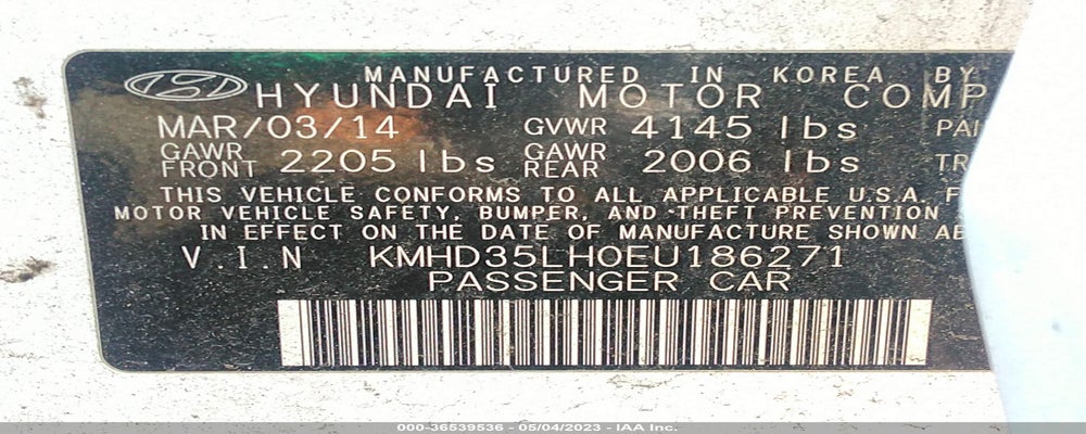 KMHD35LH0EU186271 2014 HYUNDAI ELANTRA GT photo no. 9