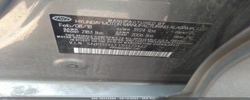 5NPD74LF1JH322462 2018 HYUNDAI ELANTRA photo no. 9